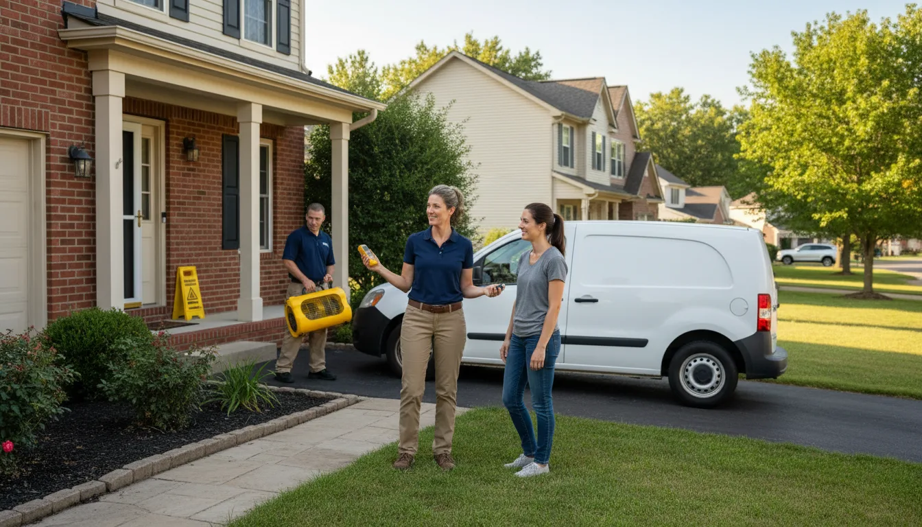 Water restoration image for Water Damage & Restoration Services in Kite, KY